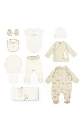 Wholesale Unisex Baby 10-Piece Onesies Set with Box 0-3M BabyCosy 2022-CSY5113 - 1