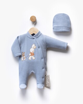 Wholesale Unisex Baby 2-Piece Baby Bodysuit and Hat Set 0-1M Flexi Baby 2063-247221 - 1