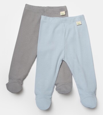 Wholesale Unisex Baby 2-Piece Footed Pants 0-9M BabyCosy 2022-CSYB9029 - BabyCosy