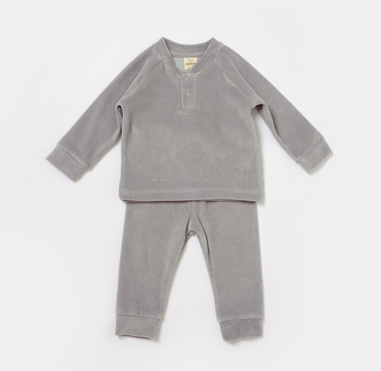 Wholesale Unisex Baby 2-Piece Sweatshirt and Pants Set 3-24M Baby Cosy 2022-CSYK6051 - 1