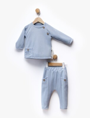 Wholesale Unisex Baby 2pcs Tracksuit Set 6-36M Flexi Baby 2063-217576 - Flexi Baby