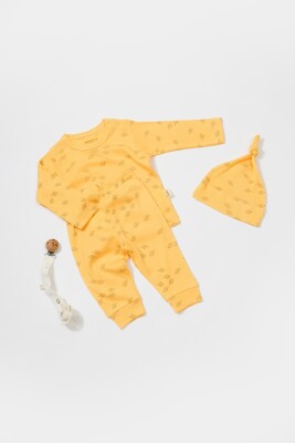 Wholesale Unisex Baby 3-Piece Body, Pants and Beanie Set 3-24M Baby Cosy 2022-CSYM25502 - BabyCosy