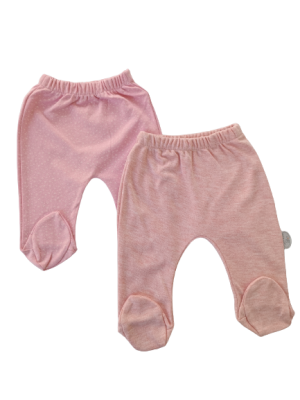 Wholesale Unisex Baby 4-Piece Pants 0-6M Tomuycuk 1074-35176 Лососевый меланж