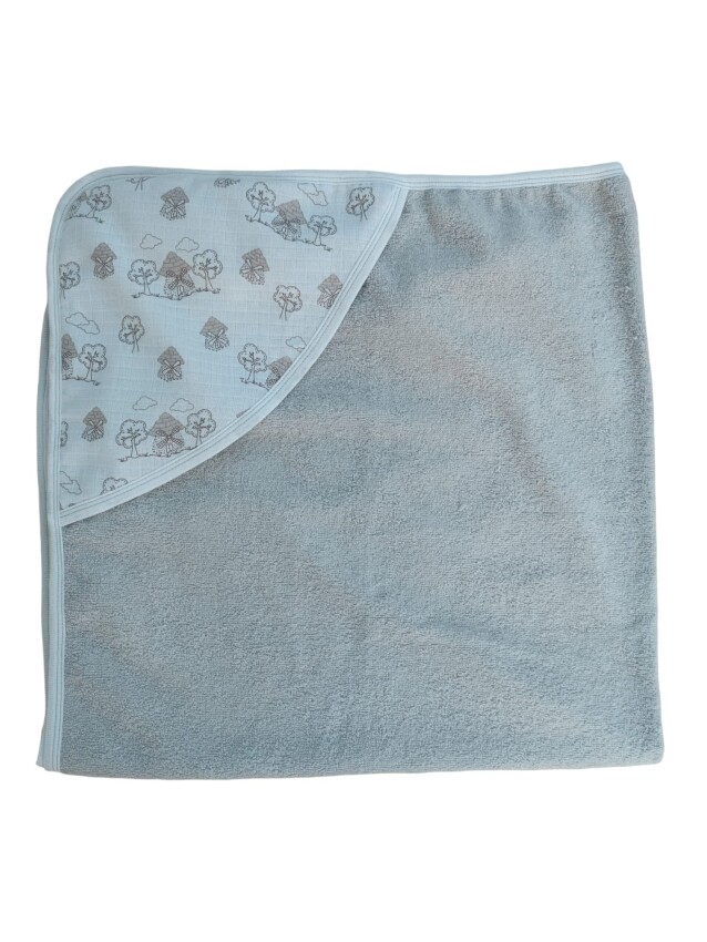 Wholesale Unisex Baby Bath Towel 90x105cm Tomuycuk 1074-55102 - 3