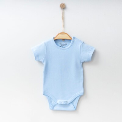 Wholesale Unisex Baby Bodysuit 0-18M Gümüş Baby 2043-0050 - 1