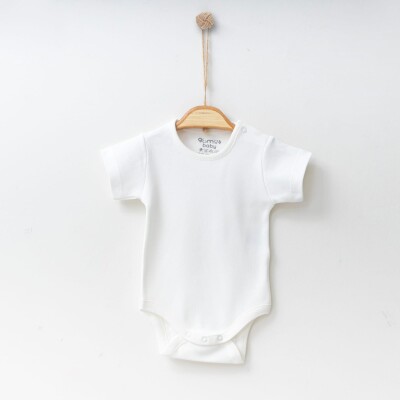 Wholesale Unisex Baby Bodysuit 0-18M Gümüş Baby 2043-0050 - 5