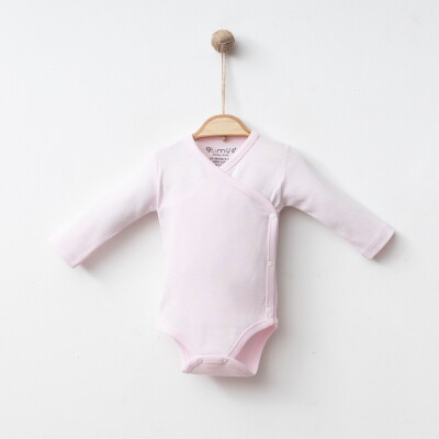 Wholesale Unisex Baby Bodysuit 3-6 M Gümüş Baby 2043-0066 Розовый 