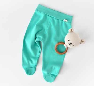 Wholesale Unisex Baby Booties Pants 0-9M 100% Organic Cotton Baby Cosy 2022-CSY5614 - Baby Cosy