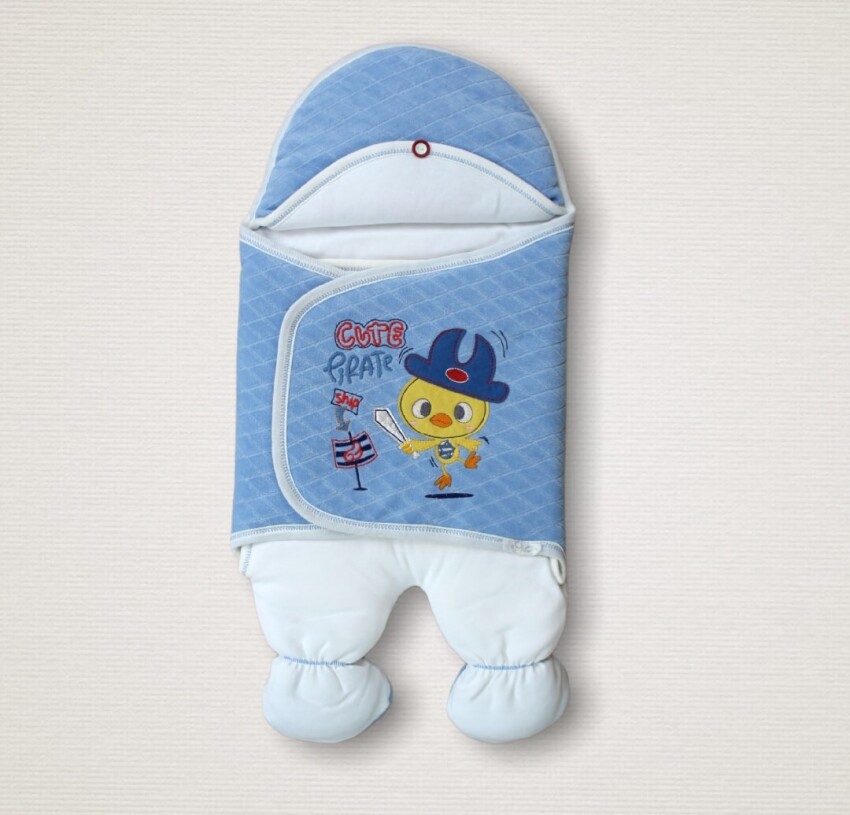 Wholesale Unisex Baby Boys Swaddle 0-9M Tomuycuk 1074-45105 - 1