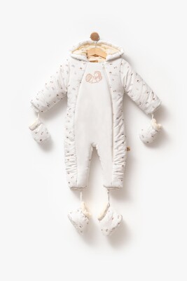 Wholesale Unisex Baby Cosmonaut Coat 0-12M Babyline 2015-24-212 Белый 