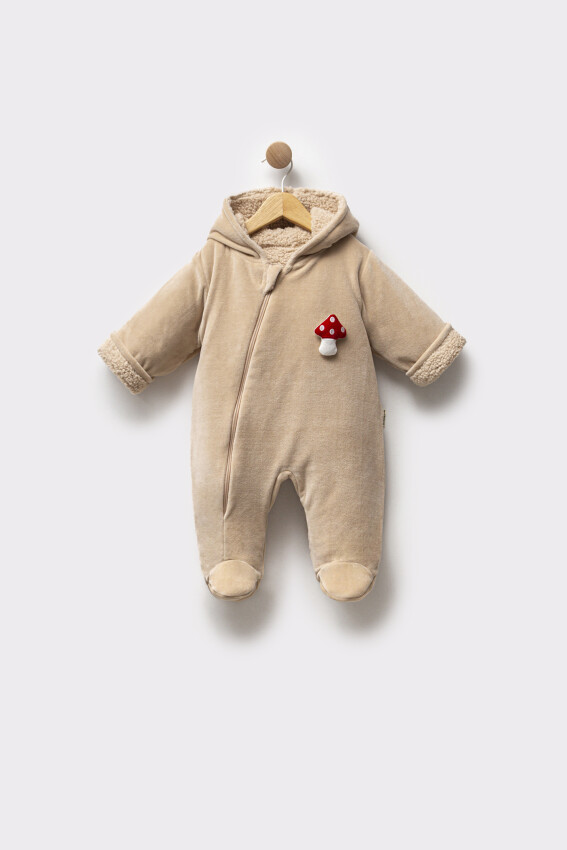 Wholesale Unisex Baby Cosmonaut Jumpsuit with Cork Accessories 3-12M Minicorn 2018-2351 - 4