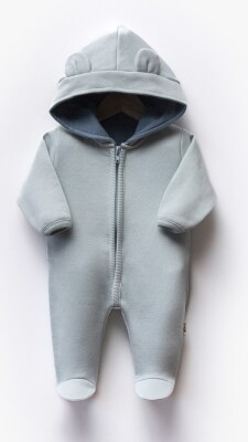 Wholesale Unisex Baby Hooded Jumpsuit 0-6M Flexi Baby 2063-252354 - 1