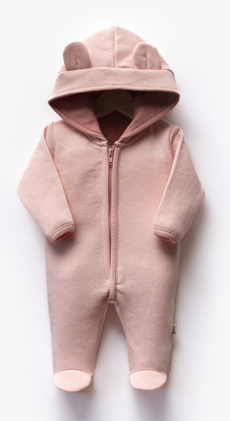 Wholesale Unisex Baby Hooded Jumpsuit 0-6M Flexi Baby 2063-252354 - 5