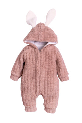 Wholesale Unisex Baby Hooded Overalls 3-12M Kidexs 1026-40142 - 2