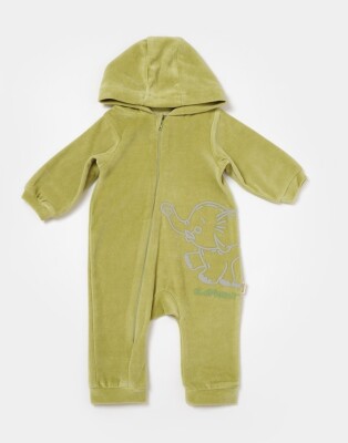 Wholesale Unisex Baby Hooded Velvet Rompers 3-24M Baby Cosy 2022-CSYK6043 - Baby Cosy