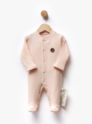 Wholesale Unisex Baby Jumpsuit 0-6M Flexi Baby 2063-513019 Лососевый цвет