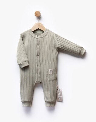 Wholesale Unisex Baby Jumpsuit 3-12M Flexi Baby 2063-252300 Хаки 