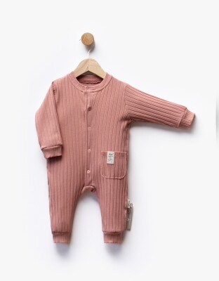 Wholesale Unisex Baby Jumpsuit 3-12M Flexi Baby 2063-252300 Лососевый цвет