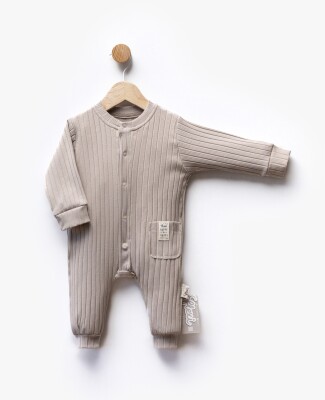 Wholesale Unisex Baby Jumpsuit 3-12M Flexi Baby 2063-252300 Норковый