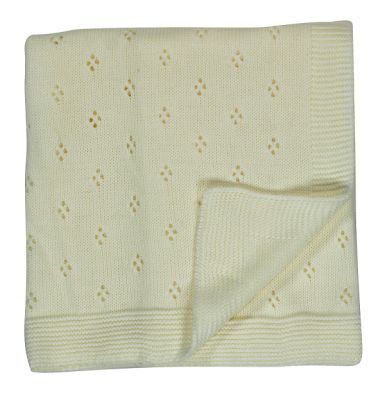Wholesale Unisex Baby Knit Blanket 0-24M Bebek Evi 1045-BEVİ 1347 Экрю