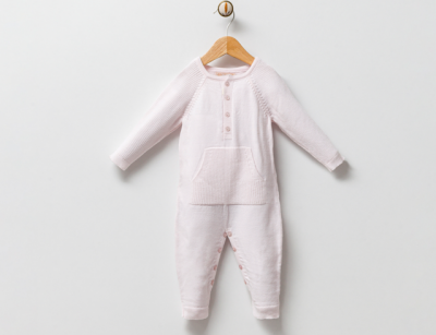 Wholesale Unisex Baby Knitwear Rompers 3-9M Milarda 2001-2076 Розовый 