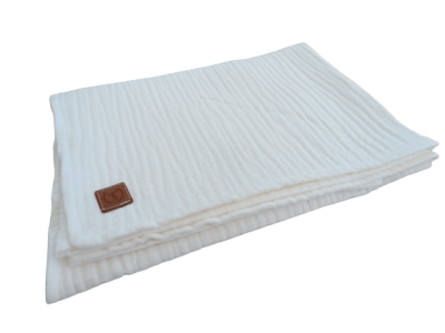 Wholesale Unisex Baby Muslin Blanket 80x90 cm Tomuycuk 1074-10237 Экрю