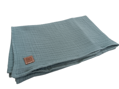 Wholesale Unisex Baby Muslin Blanket 80x90 cm Tomuycuk 1074-10237 Мятно-зеленый