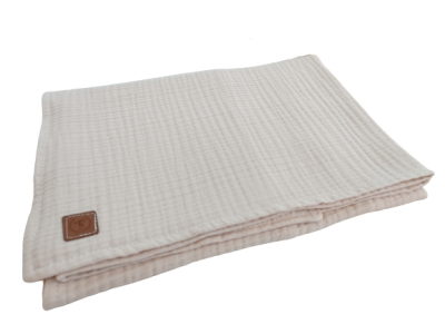 Wholesale Unisex Baby Muslin Blanket 80x90 cm Tomuycuk 1074-10237 Молочно-кофейный