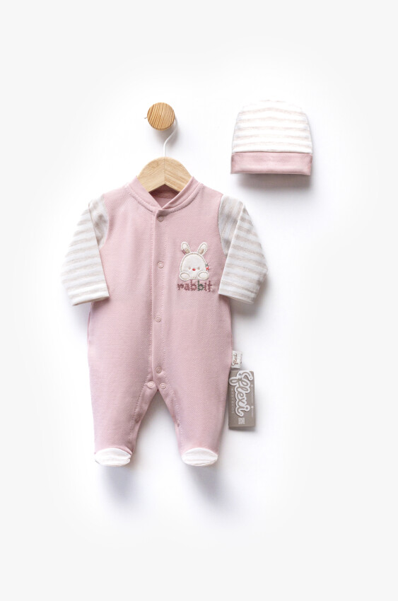 Wholesale Unisex Baby Newborn Jumpsuit 0-6M Flexi Baby 2063-252304 - 2