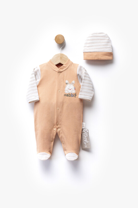 Wholesale Unisex Baby Newborn Jumpsuit 0-6M Flexi Baby 2063-252304 - 3