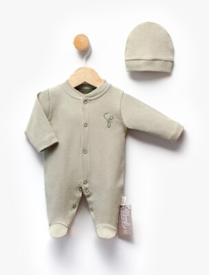 Wholesale Unisex Baby Newborn Jumpsuit and Hat 0-3M Flexi Baby 2063-252306 - 3