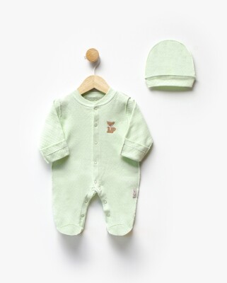 Wholesale Unisex Baby Newborn Jumpsuit and Hat 0-6M Flexi Baby 2063-252349 - 5