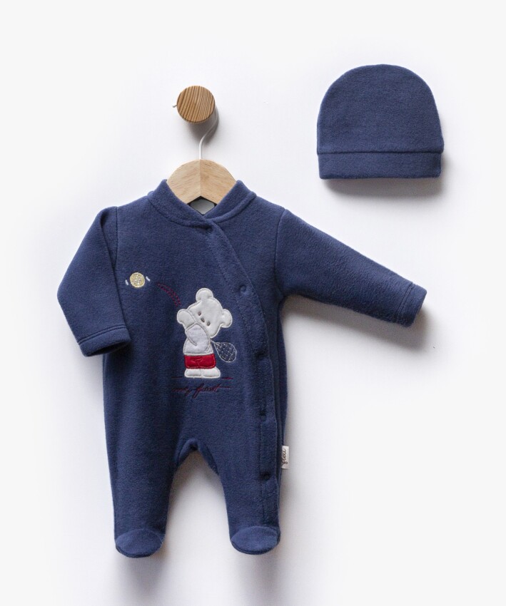 Wholesale Unisex Baby Newborn Onesies and Hat Set 0-1M Flexi Baby 2063-247222 - 5