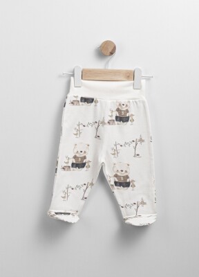 Wholesale Unisex Baby Newborn Pants 0-6M Twetoon 2064-123041 Кофейный цвет