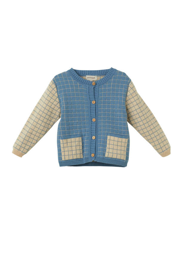 Wholesale Unisex Baby Organic Cotton Cardigan 6-36M Uludağ Triko 1061-21155 - 2