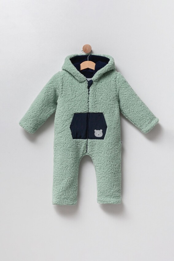 Wholesale Unisex Baby Outwear Zipper Down Jumpsuits 0-12M Babyline 2015-9-849 - 5