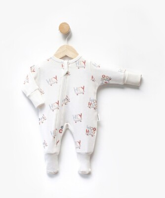 Wholesale Unisex Baby Printed Jumpsuit 0-6M Twetoon 2064-113718 - Twetoon