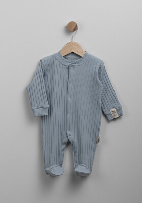 Wholesale Unisex Baby Striped Jumpsuit 0-6M Flexi Baby 2063-252301 - 1