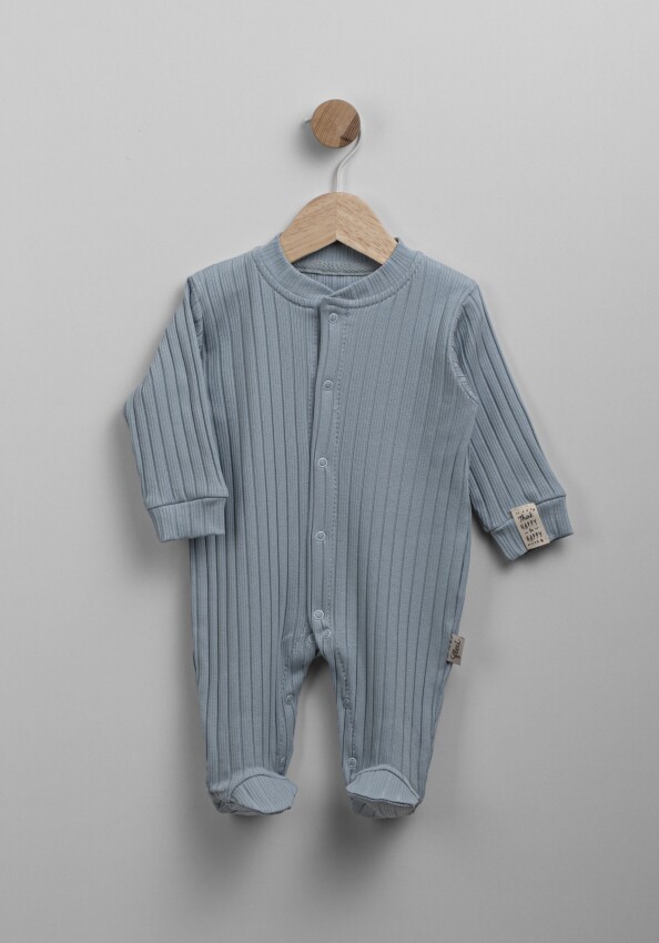 Wholesale Unisex Baby Striped Jumpsuit 0-6M Flexi Baby 2063-252301 - 1