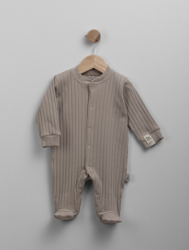 Wholesale Unisex Baby Striped Jumpsuit 0-6M Flexi Baby 2063-252301 - 4