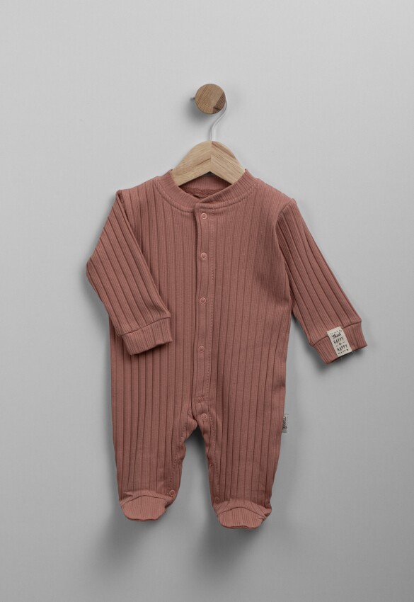 Wholesale Unisex Baby Striped Jumpsuit 0-6M Flexi Baby 2063-252301 - 6