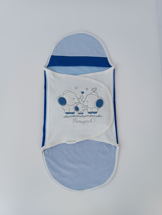 Wholesale Unisex Baby Swaddle 0-6M Tomuycuk 1074-45383 - 2