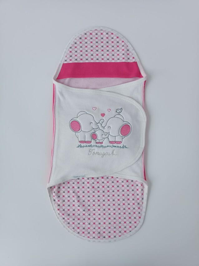 Wholesale Unisex Baby Swaddle 0-6M Tomuycuk 1074-45383 - 3