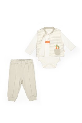 Wholesale Unisex Baby Vest Pants and Body Set 3-24M BabyCosy 2022-CSY2018 - 1