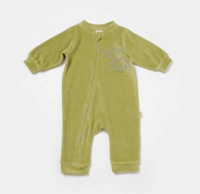 Wholesale Unisex Baby Zipper Velvet Jumpsuit 3-24M Baby Cosy 2022-CSYK6053 - Baby Cosy