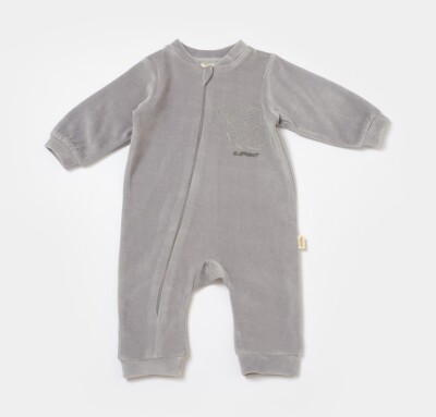 Wholesale Unisex Baby Zipper Velvet Jumpsuit 3-24M Baby Cosy 2022-CSYK6056 - Baby Cosy
