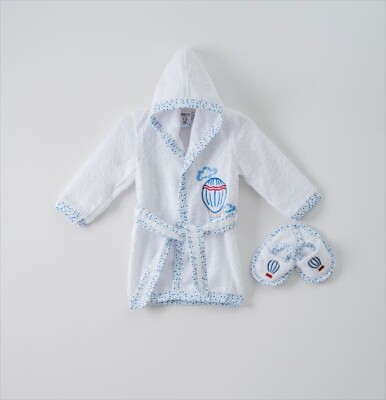 Wholesale Unisex Bathrobe Set 1-5Y Ramel Kids 1072-492 - 7