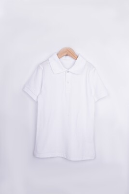 Wholesale Unisex Children's Short Sleeve Polo Neck T-Shirt 10-13Y Interkidsy Basic 2027-2306 - Interkidsy Basic (1)
