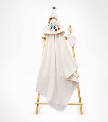 Wholesale Unisex Kids 2-Piece Scrub Mitt and Towel Set 85X80 Babyline 2015-9-586 Синий