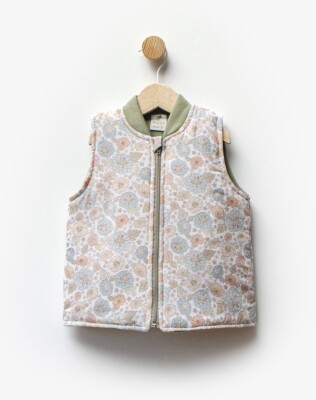 Wholesale Unisex Kids Lined Vest 1-5Y Flexi Baby 2063-433010 Светло-зелёный 